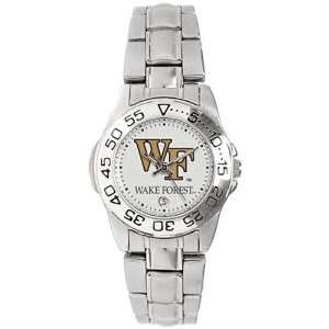 Wake Forest Demon Deacons Ladies Gameday Sport Watch w/Stainless Steel 
