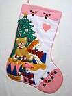 victorian felt stocking  