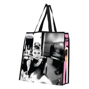    (14x15) Audrey Hepburn Large Recycled Shopper Tote
