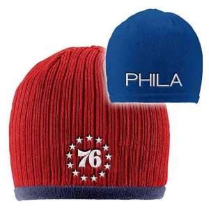 Nike Philadelphia 76ers Red & Blue Rewind Reversible Knit 