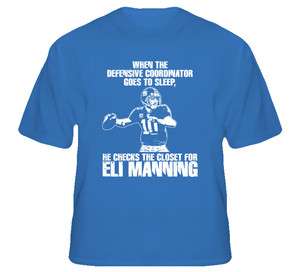 Eli Manning New York Football QB T Shirt  