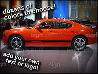 2006 07 08 09 Dodge Charger Daytona Door Rocker Stripes Decals Style 