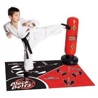 Black Belts Karate Studio DVD with Punch Bag by Spin Master