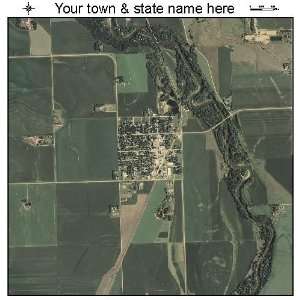    Aerial Photography Map of Hudson, Iowa 2011 SD 