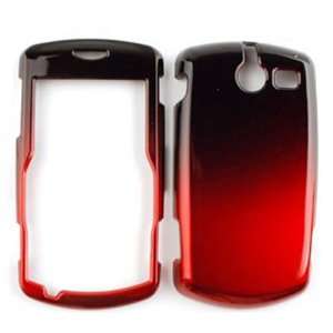  Cricket A410 / TXTM8 3G TWO TONES. BLACK AND RED Hard Case 
