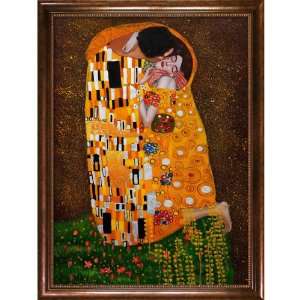  Klimt, The Kiss   40W x 52H in., Gold