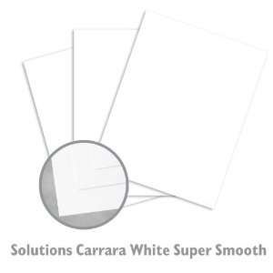 Solutions Carrara White Paper   250/Package Office 