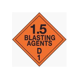  Blasting Agents 6 inch by 6 inch Magnetic Sign Office 