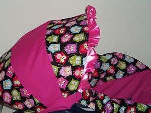PINK BABY OWL Baby Infant Car Seat Cover Graco MOD OWL  