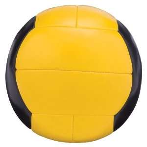  Champion Barbell 7 lb Leather Medicine Ball   Yellow 