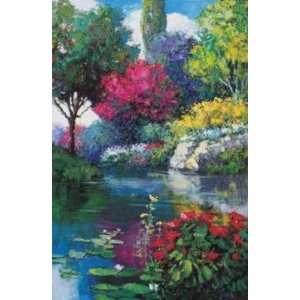  Garden Over The Pond (Canv)    Print