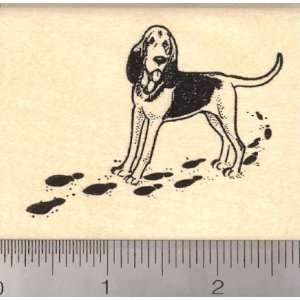 Bloodhound Dog Rubber Stamp