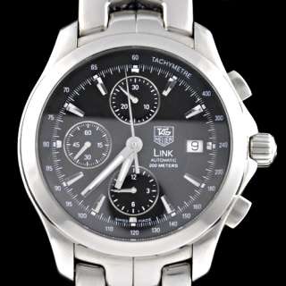 MENS TAG HEUER LINK BLK STAINLESS CHRONOGRAPH CJF2110  