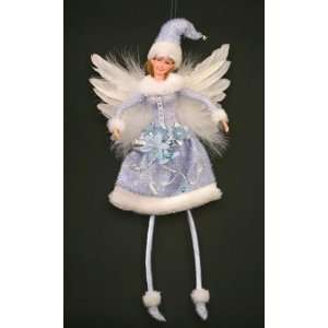  Snow Fairy Blue Velvet White Christmas 12 Ornament 