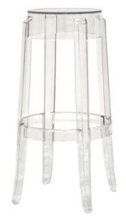 YOU ARE GETTING TWO ACRYLIC TRANSPARENT, CLEAR GHOST BAR STOOLS IN 