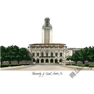  University of Texas, Austin Lithograph Print Sports 