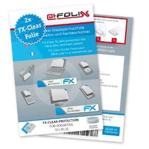atFoliX FX Clear Invisible screen protector for Vodafone 555 Blue 