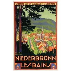    Niederbronn   Poster by Lucien Blumer (15x24)