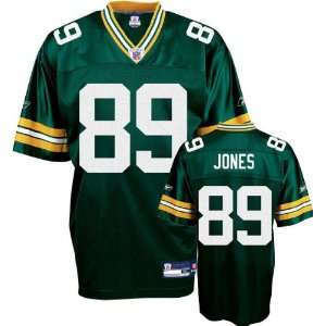 James Jones Jersey Reebok Green Replica #89 Green Bay Packers Jersey 
