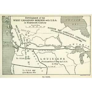   Canada Territories United States Louisiana Purchase   Original In Text