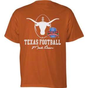  Texas Longhorns Orange Mack Brown BCS Signature T Shirt 