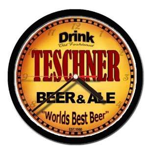  TESCHNER beer and ale cerveza wall clock 