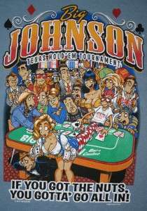 Big Johnson T Shirt Texas Hold Em  