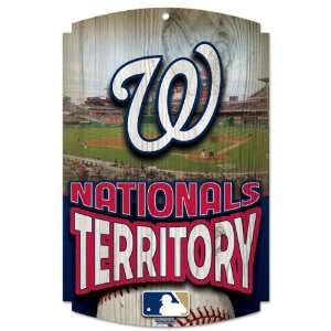  Washington Nationals Territory 11x17 Wood Sign Sports 