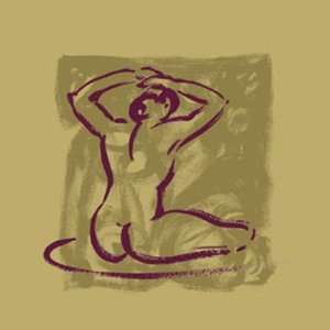  Body Language I (gold) by Alfred Gockel 13x13 Health 