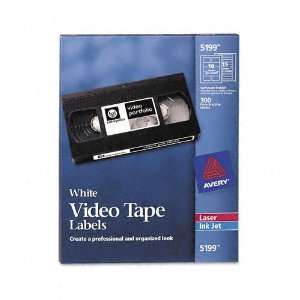  Avery  Video Tape Printer Labels, 300 Each Face & Spine 