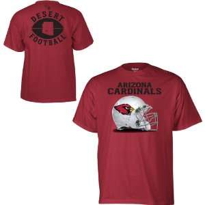  Reebok Arizona Cardinals Short Sleeve Benchmark T Shirt 
