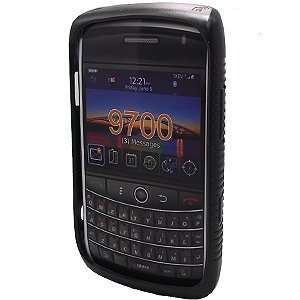   Silicone Skin Case with Clear Back for Blackberry Bold 2 Bold2 9700
