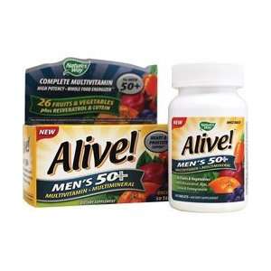  Alive Mens 50+ Once Daily Multivitamin and Multimineral 