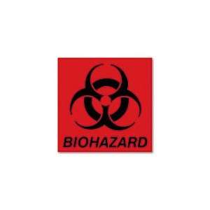  Rubbermaid® Commercial RCP BP1 BIOHAZARD DECAL, 5 3/4 X 6 