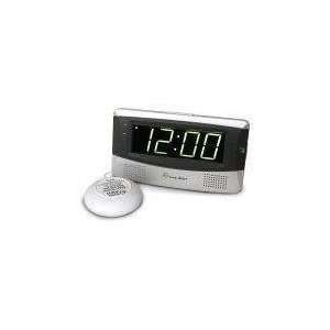  Sonic Boom Alarm Clock WHITE Electronics
