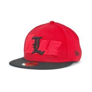 Louisville Cardinals New Era NCAA 59FIFTY Popscript Cap Hat  