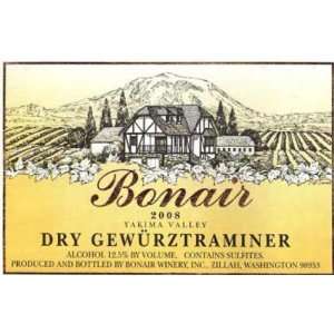  2008 Bonair Winery Dry Gewurztraminer 750ml Grocery 