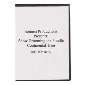  Sonnen Productions Show Grooming DVD, Poodle