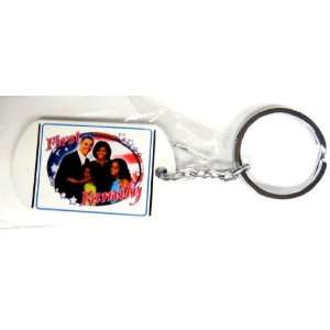  Barack Obama Keychain, made from steel,high quality,1.25 