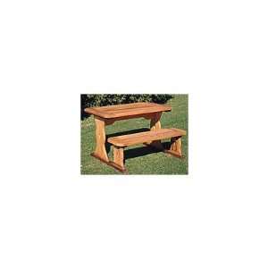  Table and Bench Plan   Woodworking Project Paper Plan 