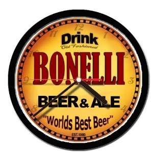  BONELLI beer and ale cerveza wall clock 