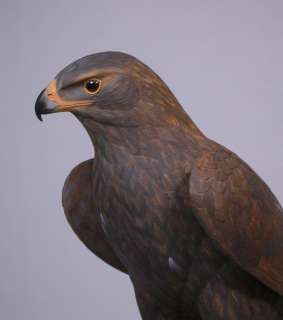 12 inch Golden Eagle Wood Bird Carving/Birdhug  