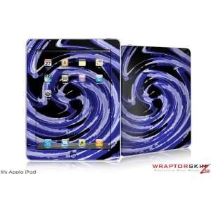  iPad Skin   Alecias Swirl 02 Blue   fits Apple iPad by 