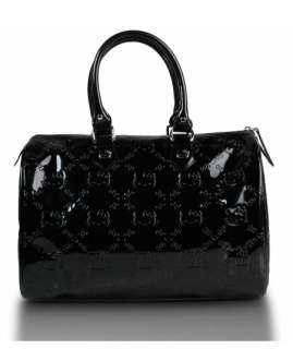 NEW Loungefly HELLO KITTY BLACK EMBOSSED CITY BAG   