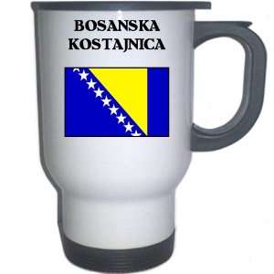  Bosnia   BOSANSKA KOSTAJNICA White Stainless Steel Mug 