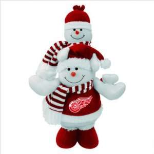  DETROIT RED WINGS TWO SNOW BUDDIES CHRISTMAS DEOCRATION 