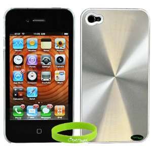  CrazyOnDigital Hard Case for iPhone 4G   Aluminum Silver 