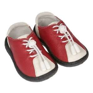     Next Steps Collection   Red Bowlers Shoes   Red White   Size Large