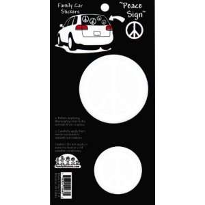  Family Car Stickers Peace Sign