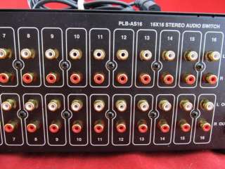 You are viewing a used Phast PLB AS16 16x16 Stereo Audio Switch